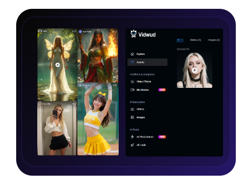 Crea video AI body swap da assets