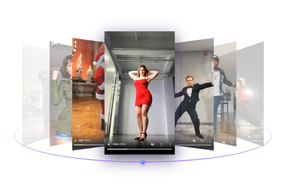 Video AI body swap scherzo famiglia